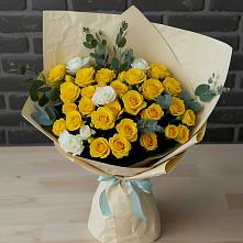 Букет цветов из:  Розы #REPLACE_PRED# Комсомольском Республики Калмыкия