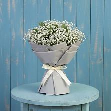 Букет цветов из:  Гипсофила в Комсомольском Республики Калмыкия