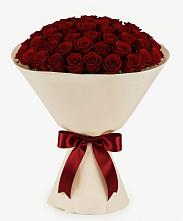 Букет 101 Бордовая роза Блэк Бакарра в Комсомольском Республики Калмыкия