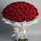Букет 101 Красная роза Блэк Мэджик в Комсомольском Республики Калмыкия