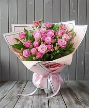 Букет Розовый кустик в Комсомольском Республики Калмыкия