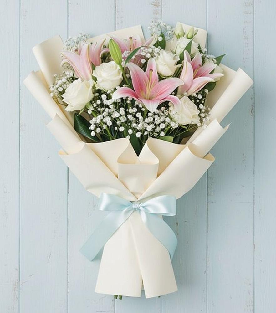 Букет цветов из: Лилии в Комсомольском Республики Калмыкия