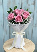 Букет цветов из:  Розы в Комсомольском Республики Калмыкия
