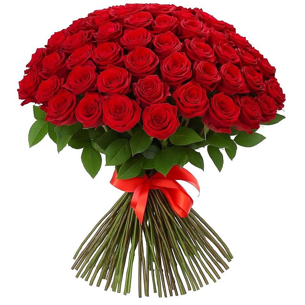 Букет Красные розы Блэк Меджик в Комсомольском Республики Калмыкия