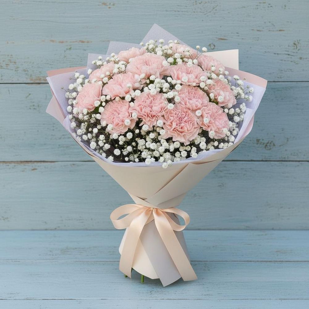 Букет цветов из: Гвоздики в Комсомольском Республики Калмыкия