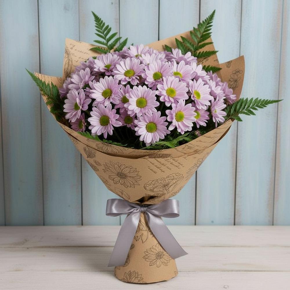 Букет цветов из: Хризантемы в Комсомольском Республики Калмыкия