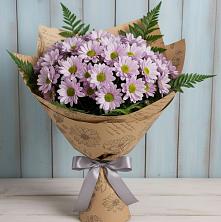 Букет цветов из:  Хризантемы в Комсомольском Республики Калмыкия