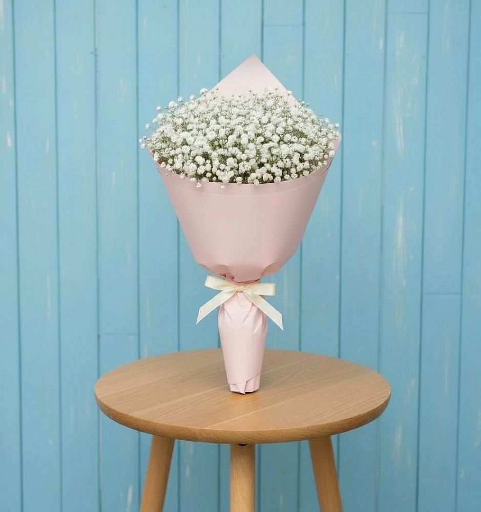 Букет цветов из: Гипсофила в Комсомольском Республики Калмыкия