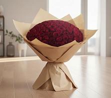 Букет 101 Красная роза в Комсомольском Республики Калмыкия