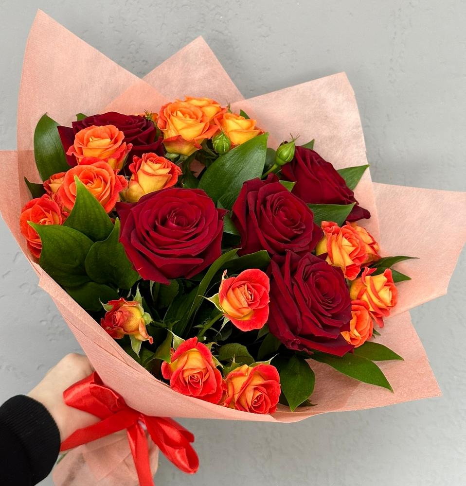 Букет Любовь и восторг в Комсомольском Республики Калмыкия