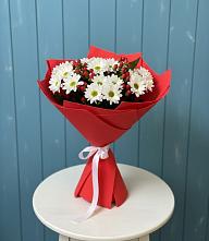 Букет цветов из:  Хризантемы в Комсомольском Республики Калмыкия