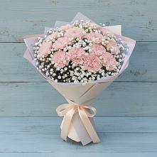 Букет цветов из:  Гвоздики в Комсомольском Республики Калмыкия