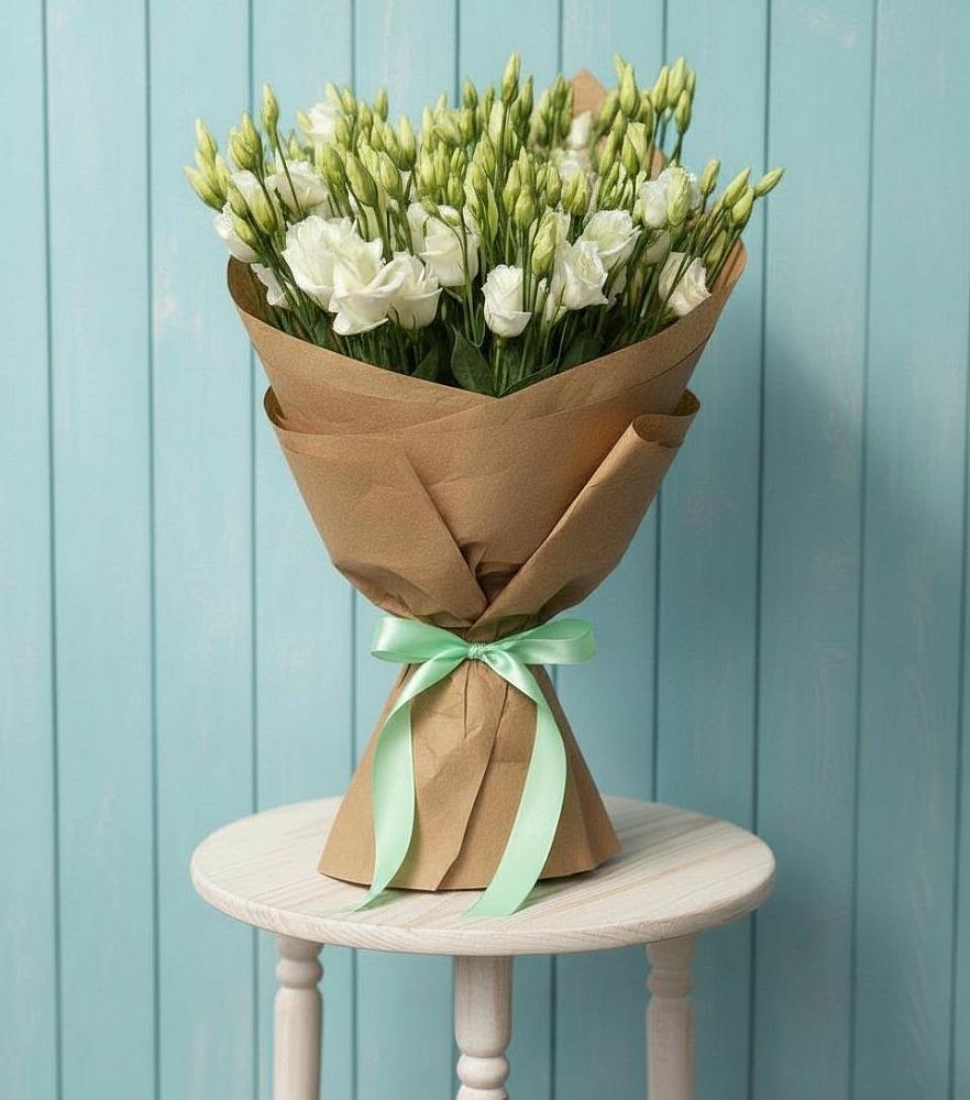 Букет цветов из: Лизиантусы в Комсомольском Республики Калмыкия