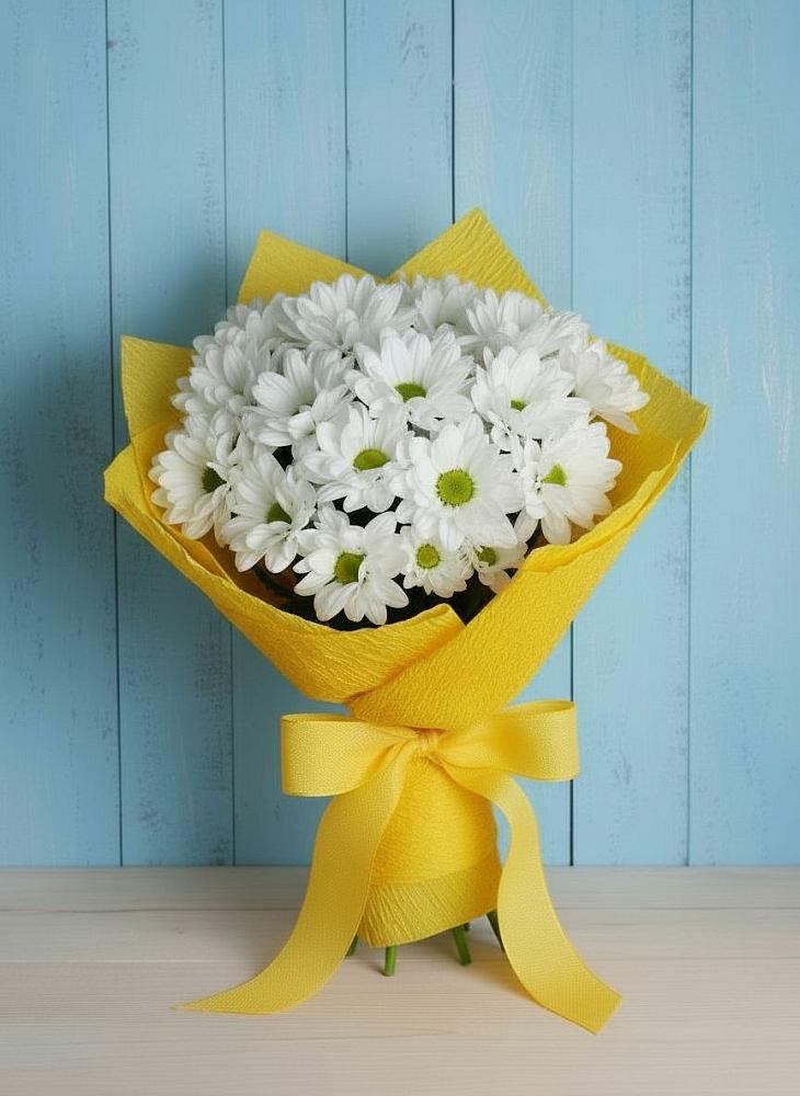 Букет цветов из: Хризантемы в Комсомольском Республики Калмыкия