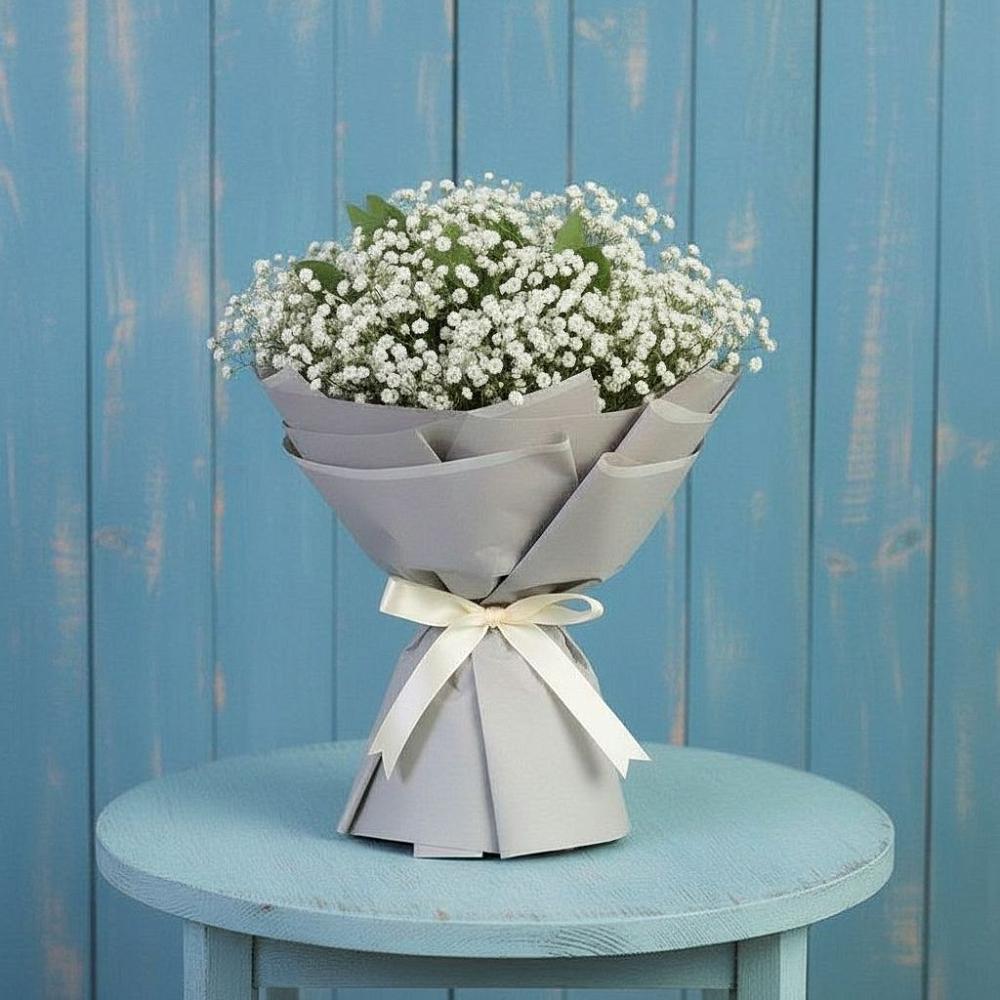 Букет цветов из: Гипсофила в Комсомольском Республики Калмыкия