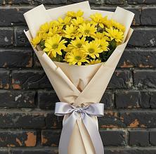 Букет цветов из:  Хризантемы в Комсомольском Республики Калмыкия