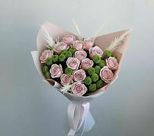 Букет цветов из:  Розы и Хризантемы в Комсомольском Республики Калмыкия