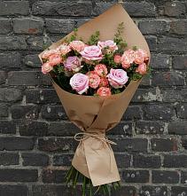 Букет цветов из:  Розы в Комсомольском Республики Калмыкия
