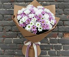 Букет цветов из:  Хризантемы в Комсомольском Республики Калмыкия