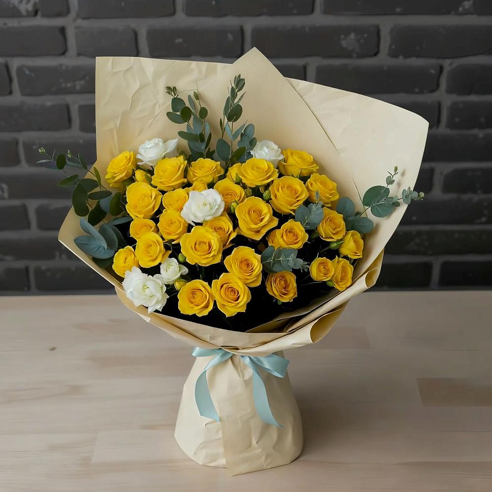 Букет цветов из: Розы в Комсомольском Республики Калмыкия