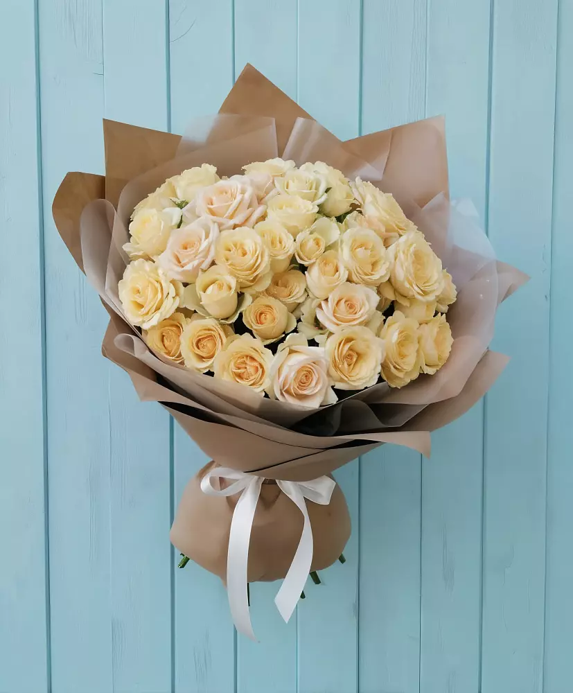 Букет Кремовое облако в Комсомольском Республики Калмыкия