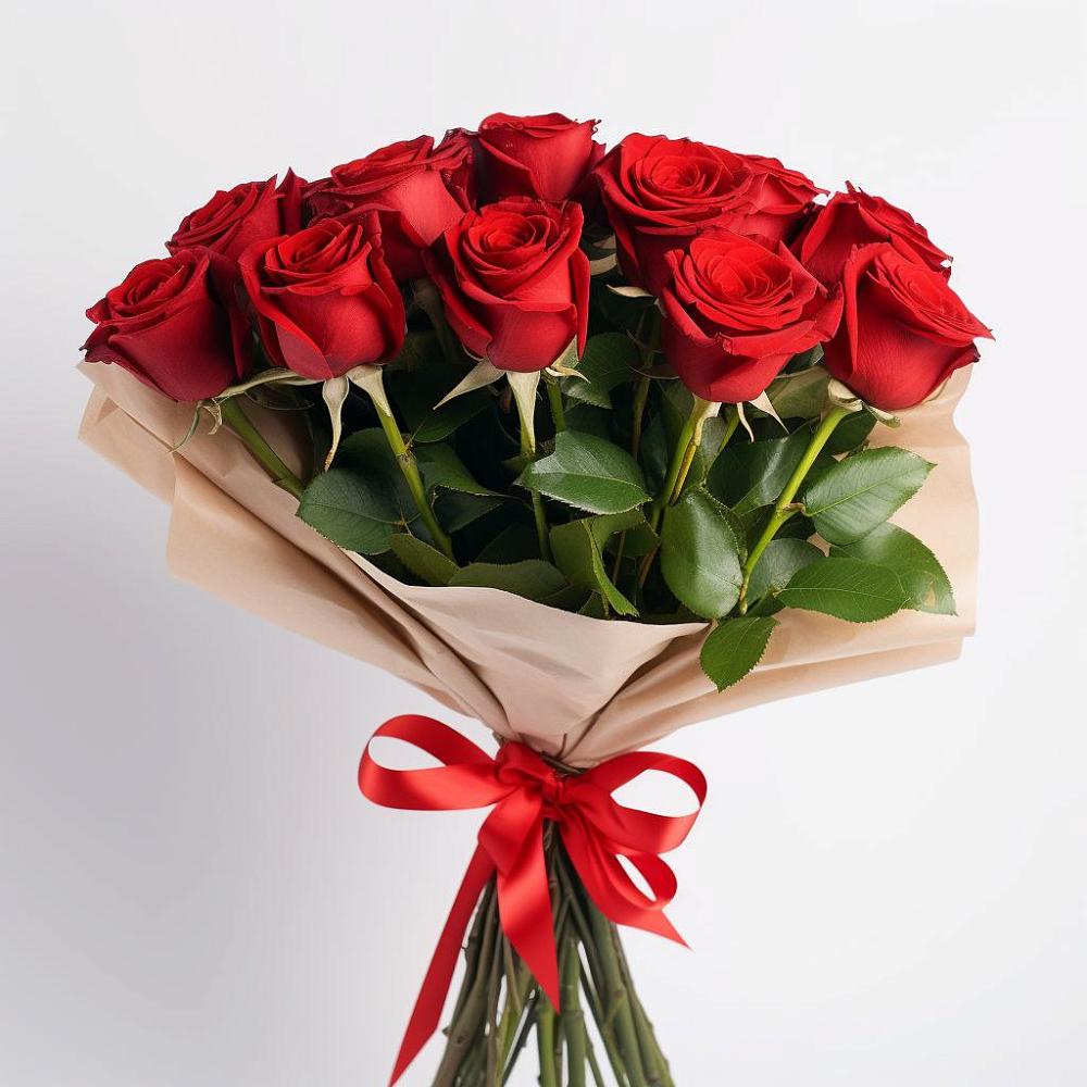 Букет 11 Красных роз Эдлесс Лав в Комсомольском Республики Калмыкия