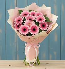 Букет цветов из:  Герберы в Комсомольском Республики Калмыкия